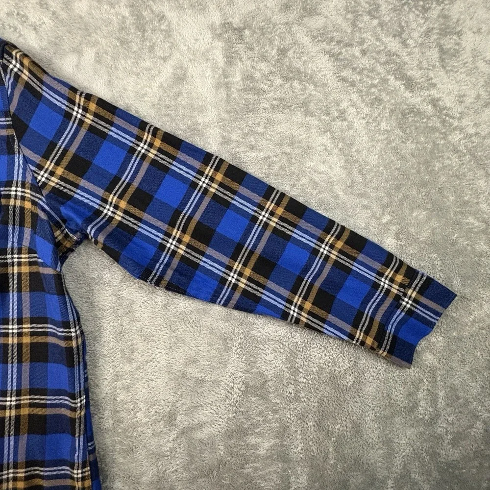 Eddie Bauer Women's‎ XL NWT Multicolor LS Plaid Flannel Tencel Blend SEE DESC